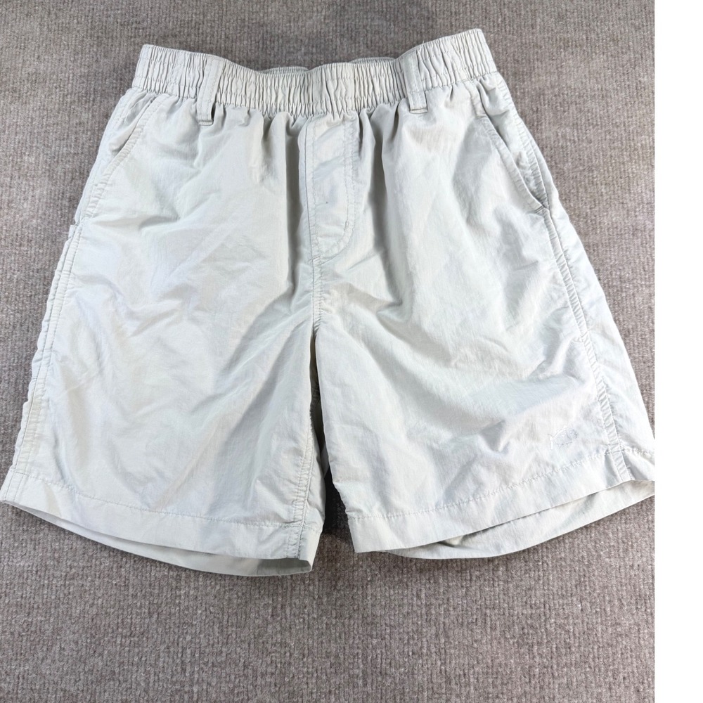 Southern Tide Kids Khaki Nylon Elastic Waist Shorts Tan Size L 12-14‎ Style 9040